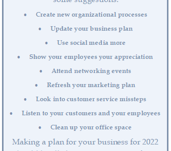 Chamber Business Tips – New Year’s Edition